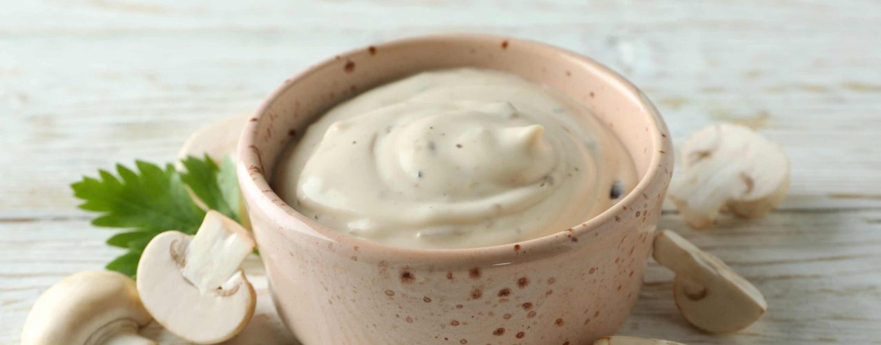 concept-of-tasty-food-with-mushroom-sauce-on-white-2023-11-27-04-57-28-utc